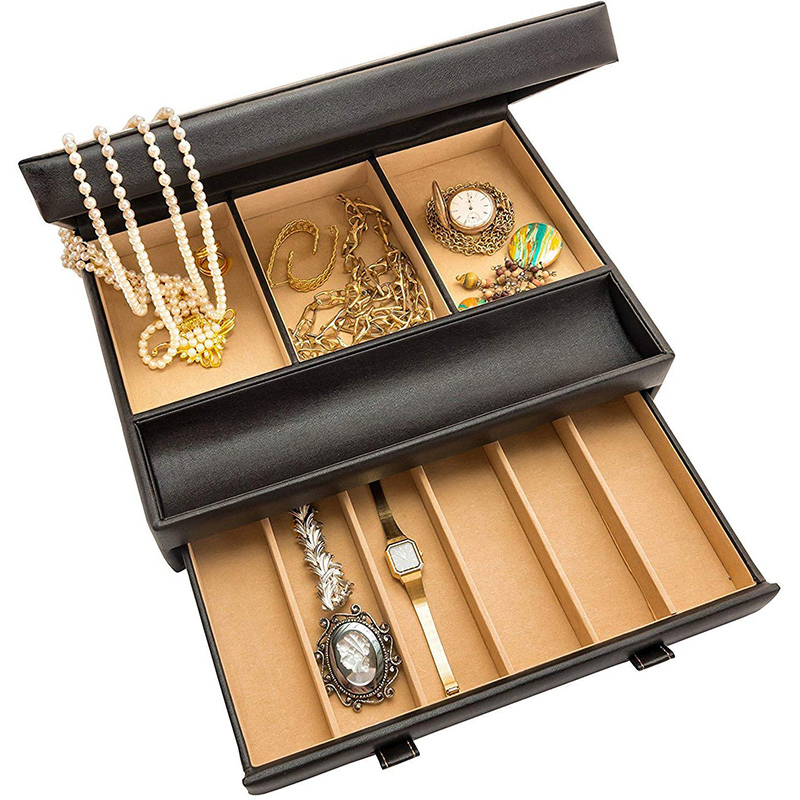 Custom Luxury Hand Made Leather Gift Jewelry Box for Storing Watches / Glasses