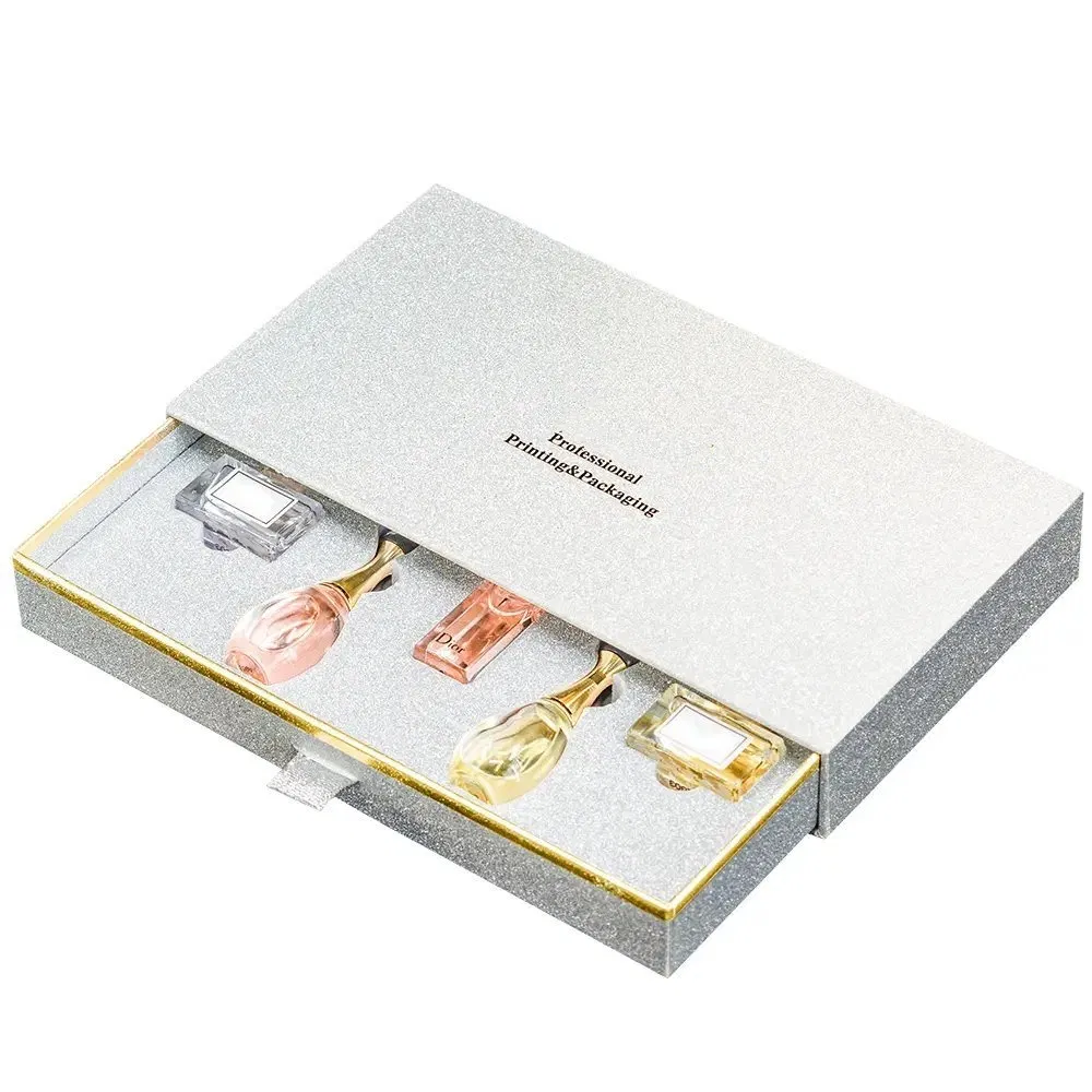 Luxury Drawer Design Paperboard Skin Care Box Gift Packaging Perfume Boxes