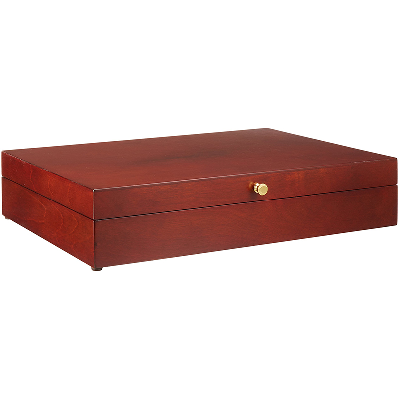 Custom Fashion High End Cutlery Set Storage Wooden Packing Box for Gift