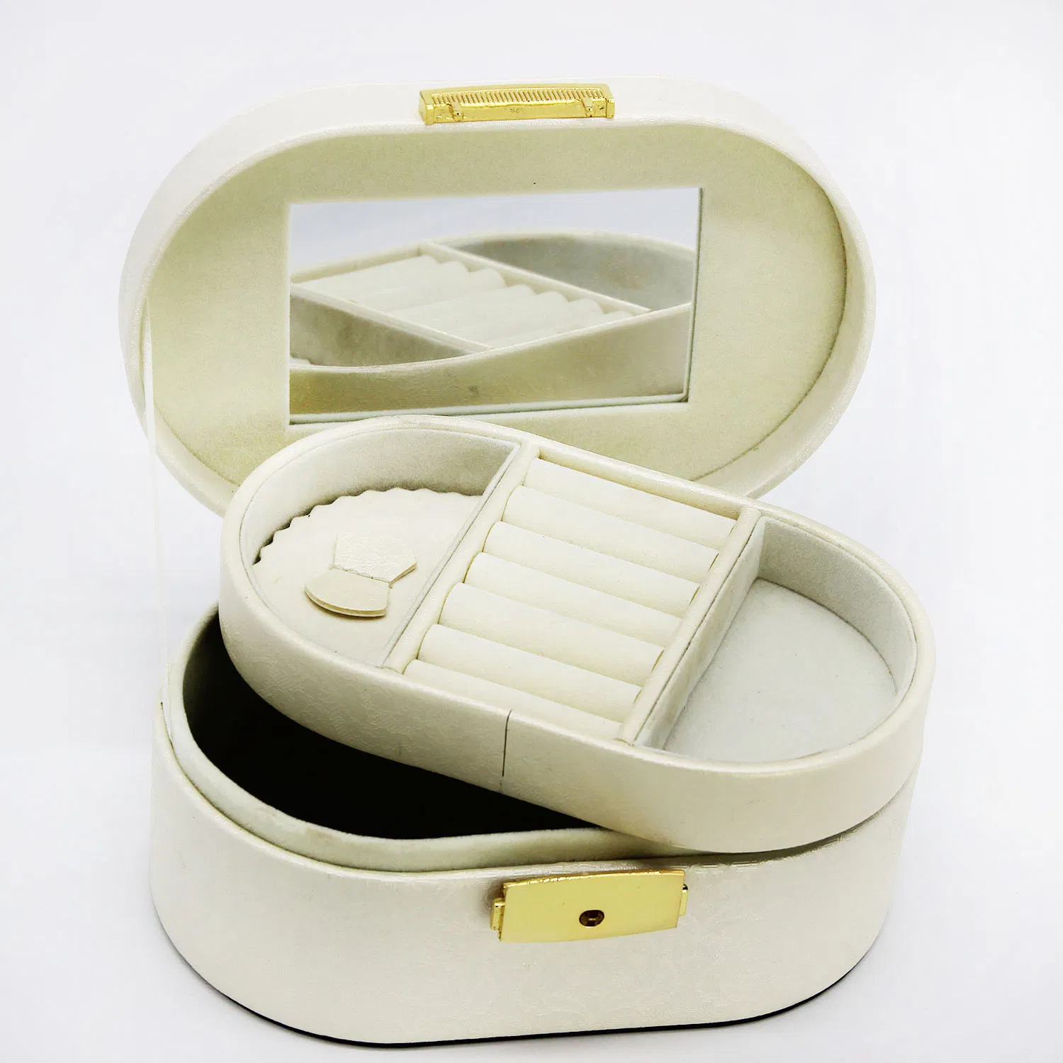 Elegant Custom Leather Jewelry Box for Gift Sets