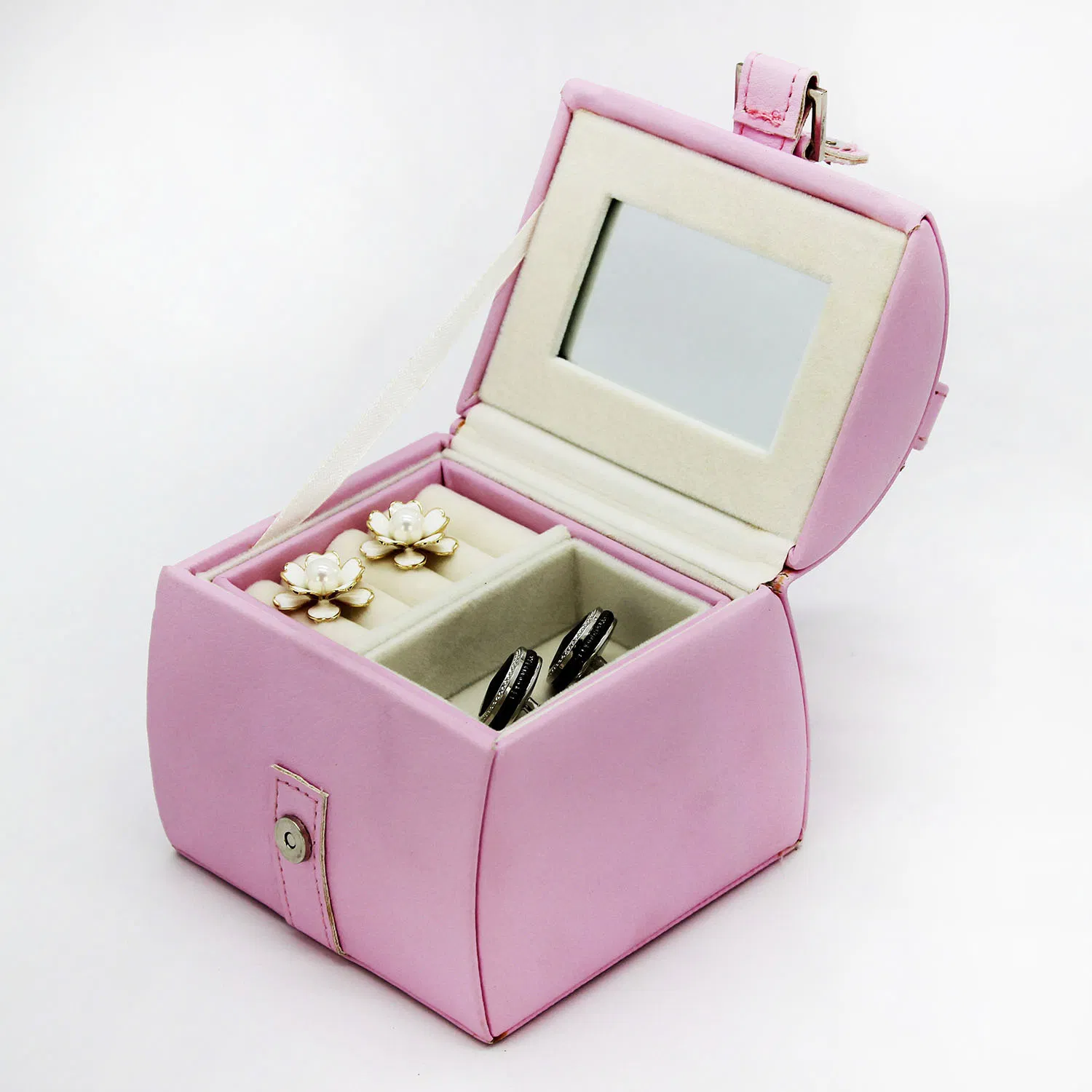Custom Personalized Design Leather Packaging Small Gift Jewelry Ring Box