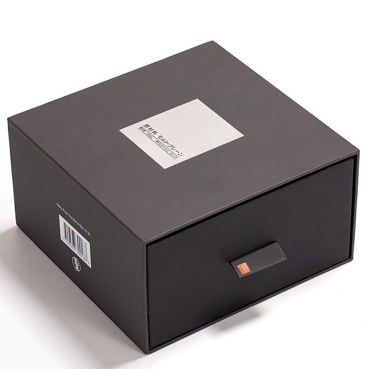 Elegant Wine Box with Internal Drawer for Gift Packaging
