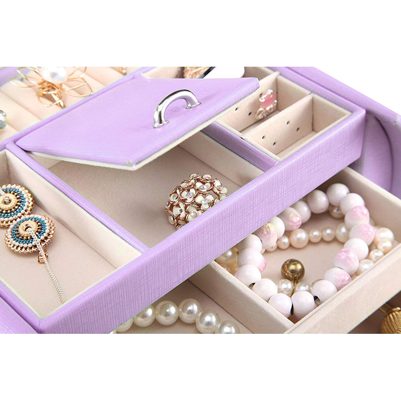 Custom Designed Princess Style Gift Jewelry Box for Leather Packaging
