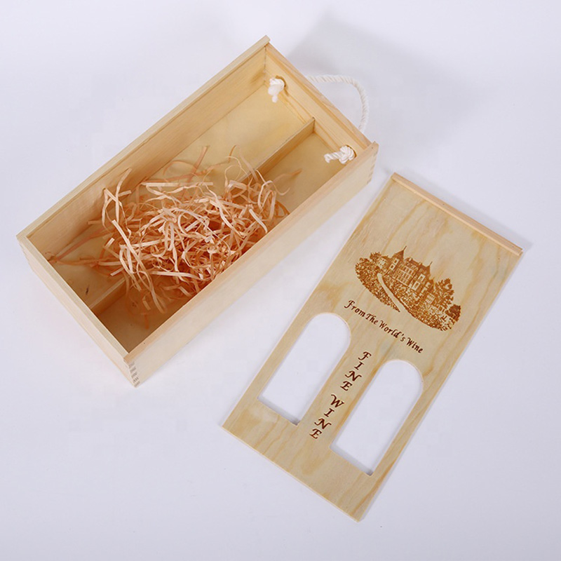Custom Humidity Control Moisture Proof Wooden and Bamboo Wine Box