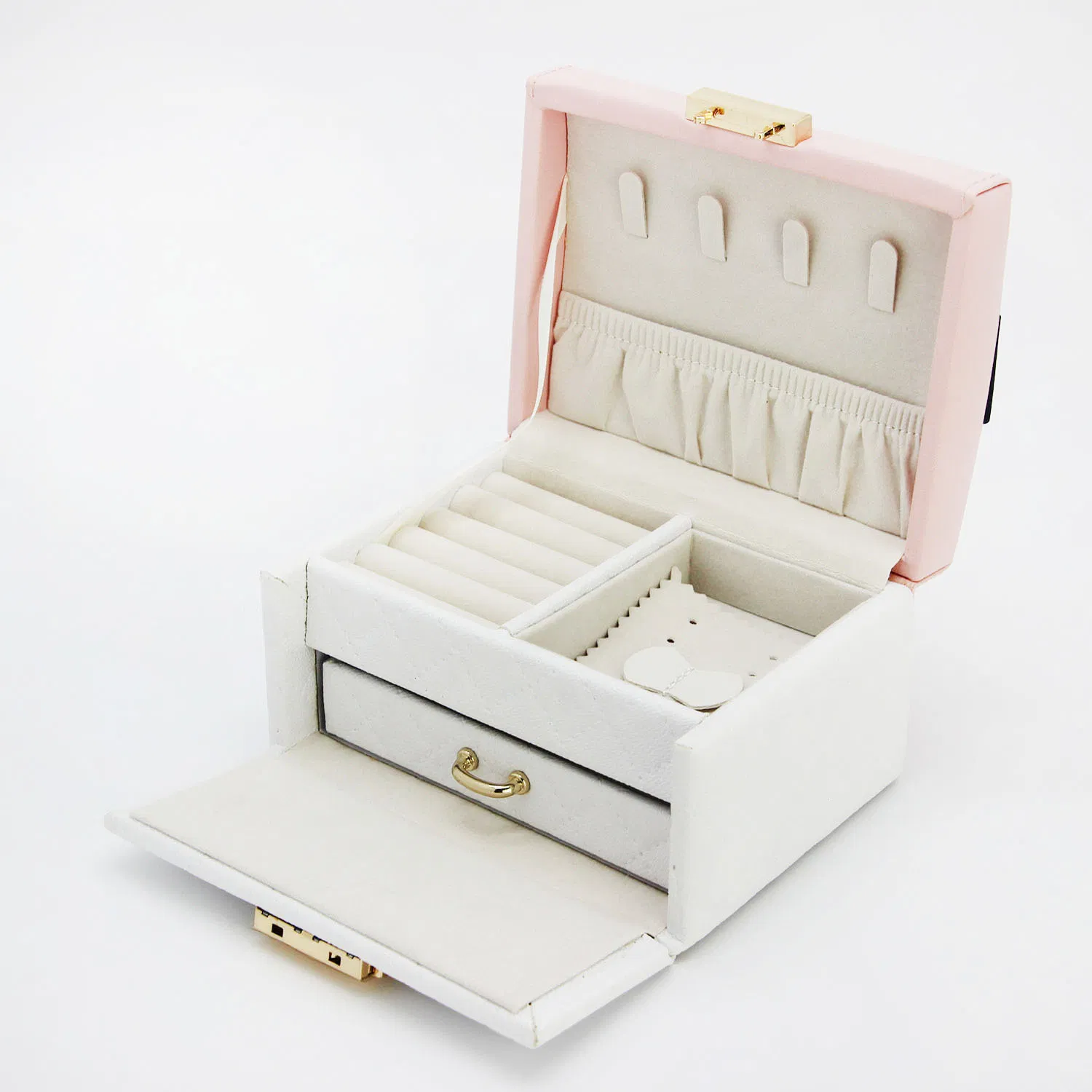 Elegant Custom Leather Jewelry Box for Gift Sets