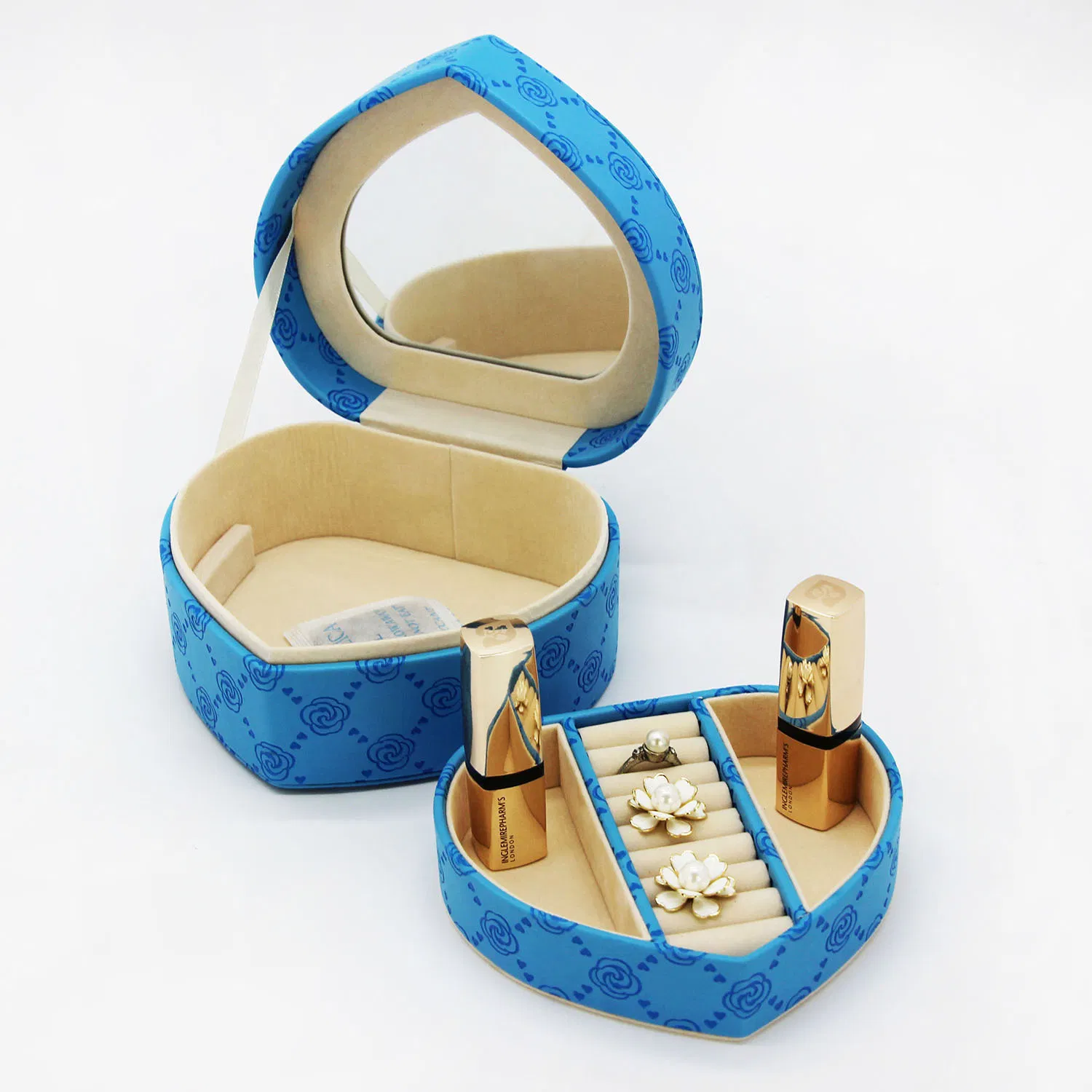 Custom Personalized Design Leather Packaging Small Gift Jewelry Ring Box