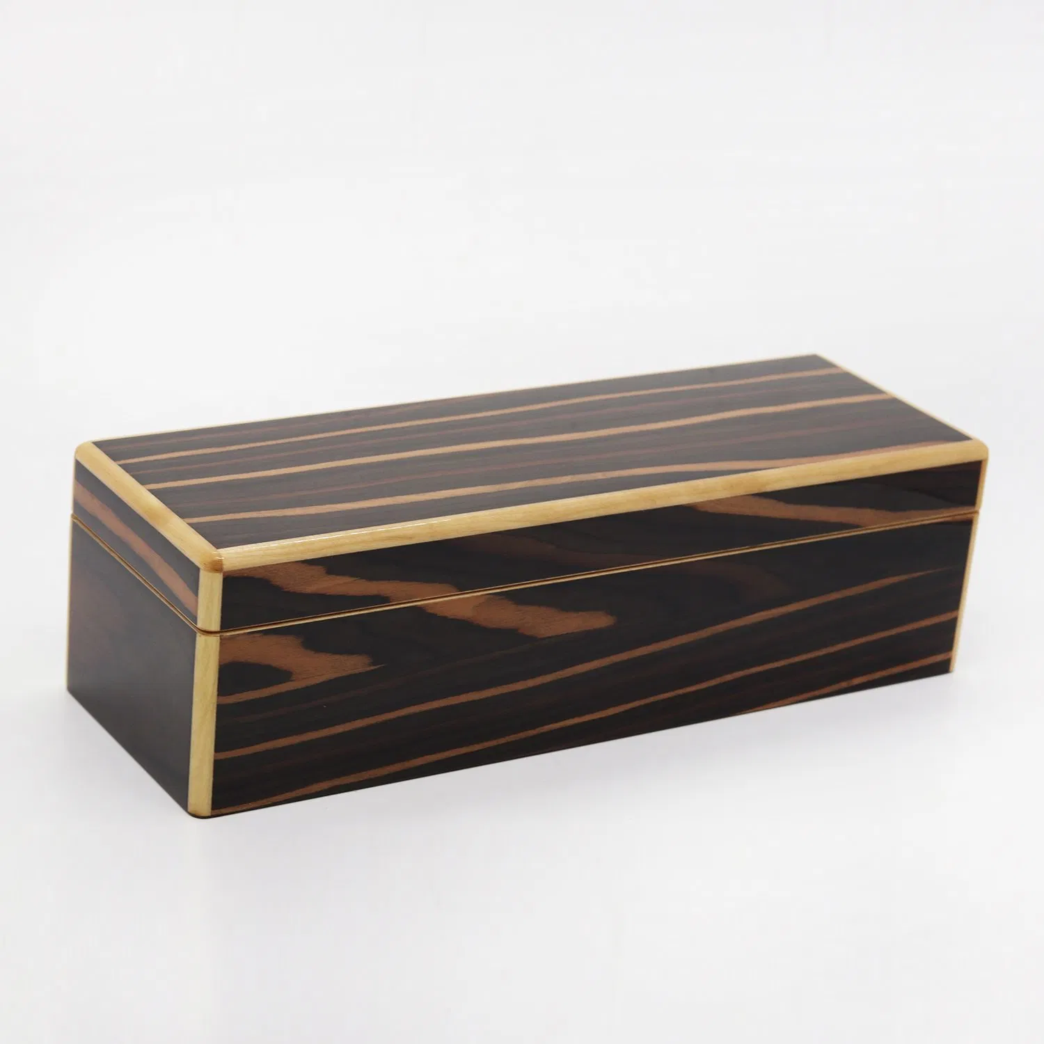 Custom Wooden 5 Slot Rectangle Watch Gift Packaging Box