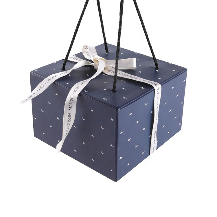 Batch Custom Exquisite Drawer Cardboard Gift Box with Handle