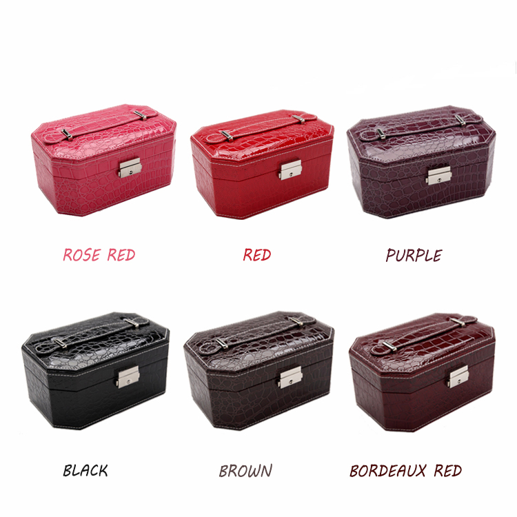 Elegant Jewelry Organizer Box with Multi-Compartment Storage Solutions