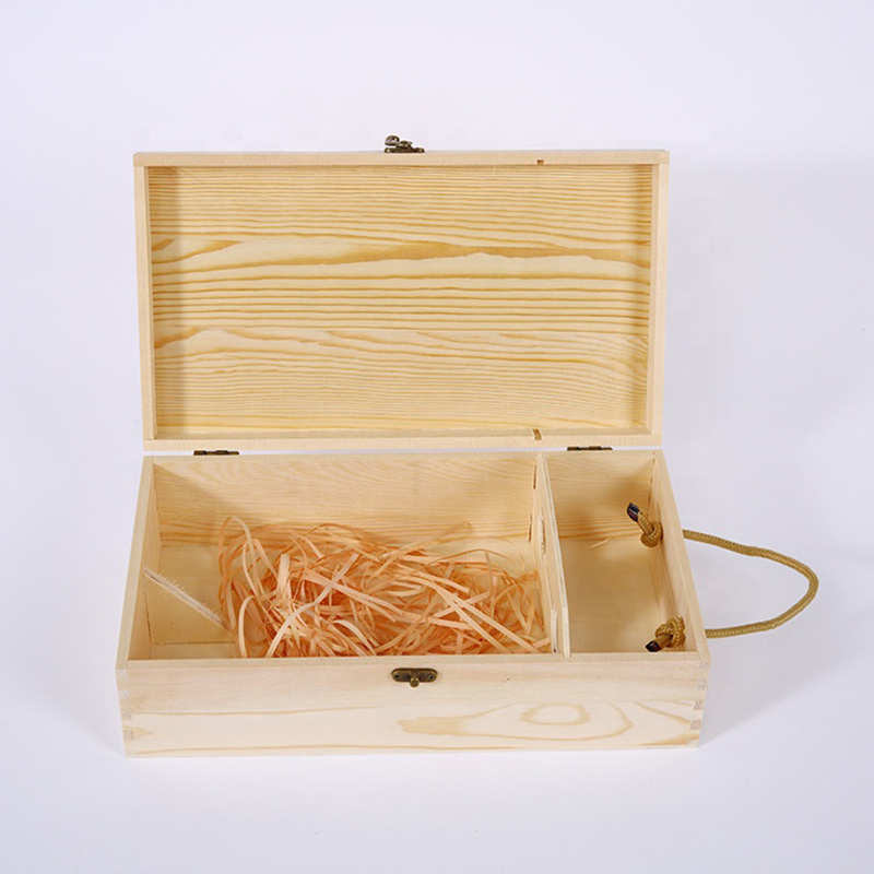 Custom Humidity Control Moisture Proof Wooden and Bamboo Wine Box