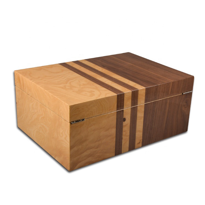 Custom Wooden Piano Paint 100 Large Capacity Cigar Box Wooden Box