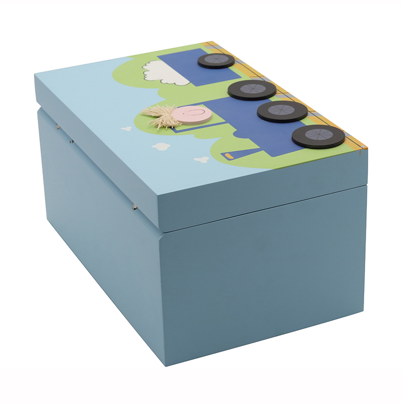 Custom Wooden Packaging Children Toy Gift Box for Storing Children Toys