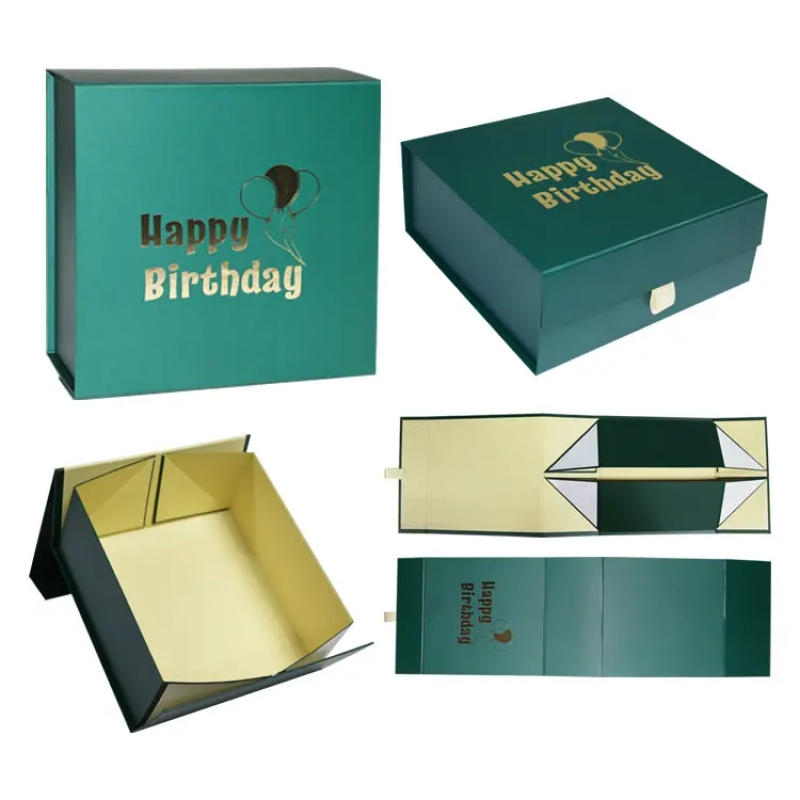 Custom Logo Magnetic Closure Gift Packaging Paper Box
