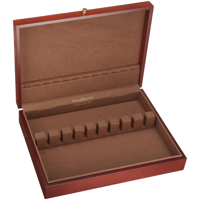 Custom Fashion High End Cutlery Set Storage Wooden Packing Box for Gift