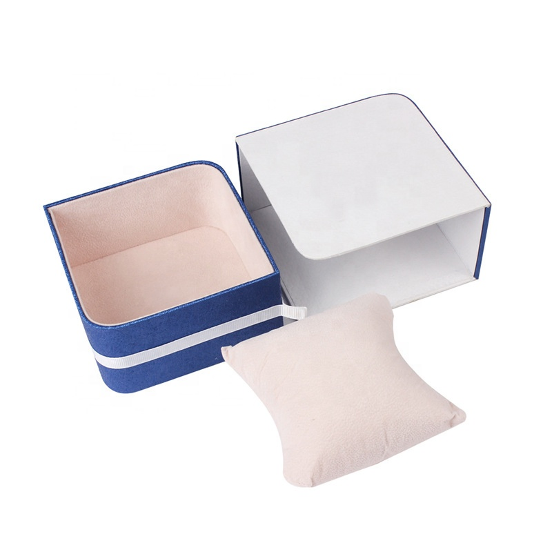 Custom Deluxe Cardboard Gift Boxes Drawer Paper Watch Box with Pillows
