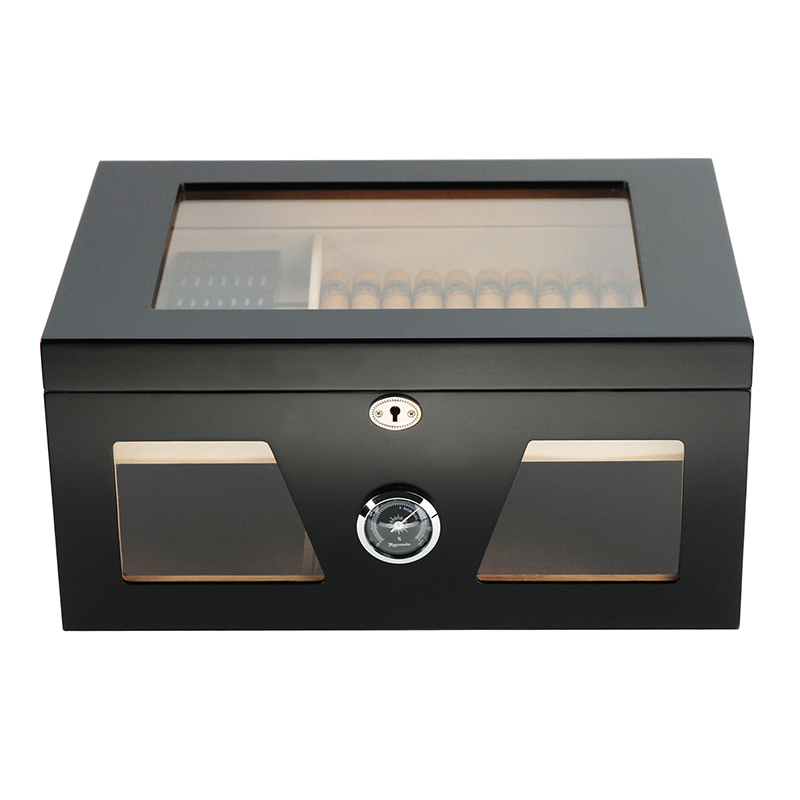 Hot Selling Large Capacity Wooden Cigar Humidor for 100 Cigar Storage