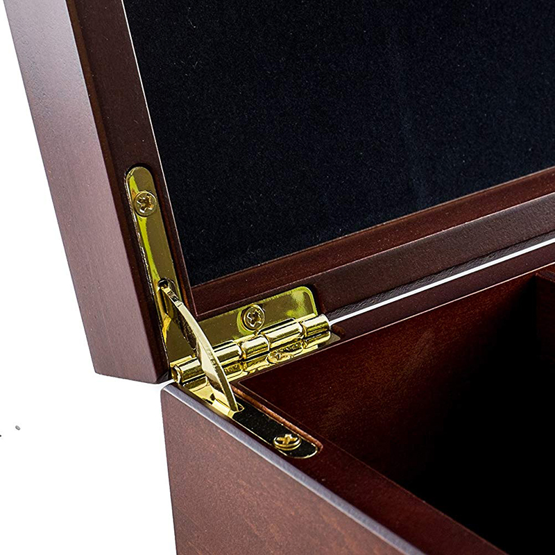 Custom Size and Logo Simple Eight-Slot Wooden Packaging Gift Tea Box
