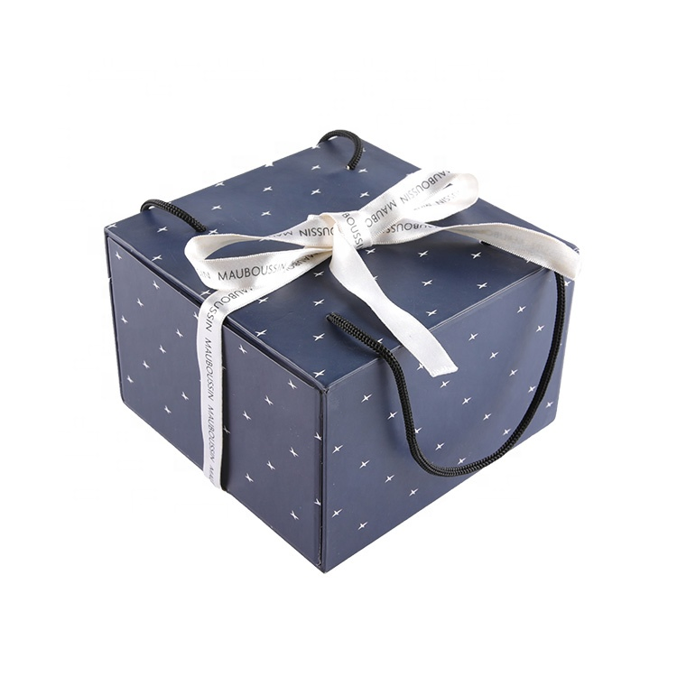 Batch Custom Exquisite Drawer Cardboard Gift Box with Handle