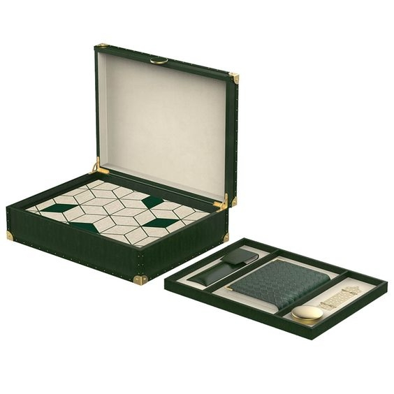 Customized Luxury Packaging Box Leather Perfume Box Skin Care Product Box