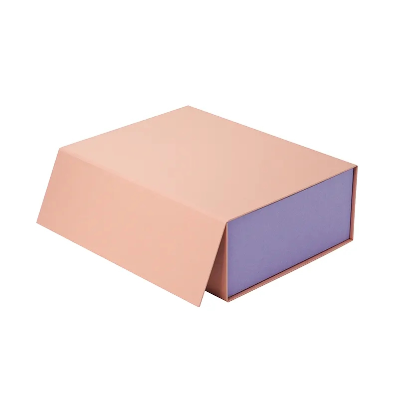 Custom Print Rigid Hard Cardboard Folding Magnet Paper Packing Box for Gift
