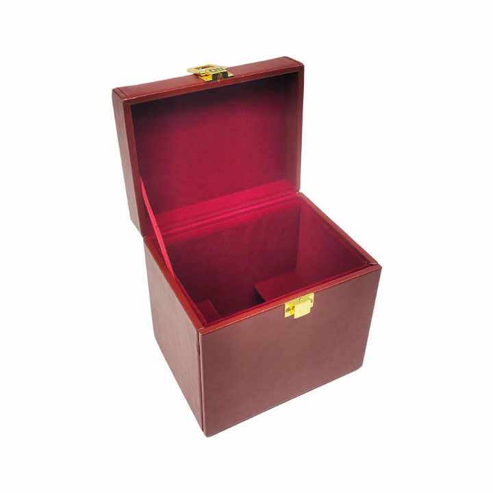 Custom PU Leather Perfume Packaging Box Jewelry Box Cosmetics Display Box