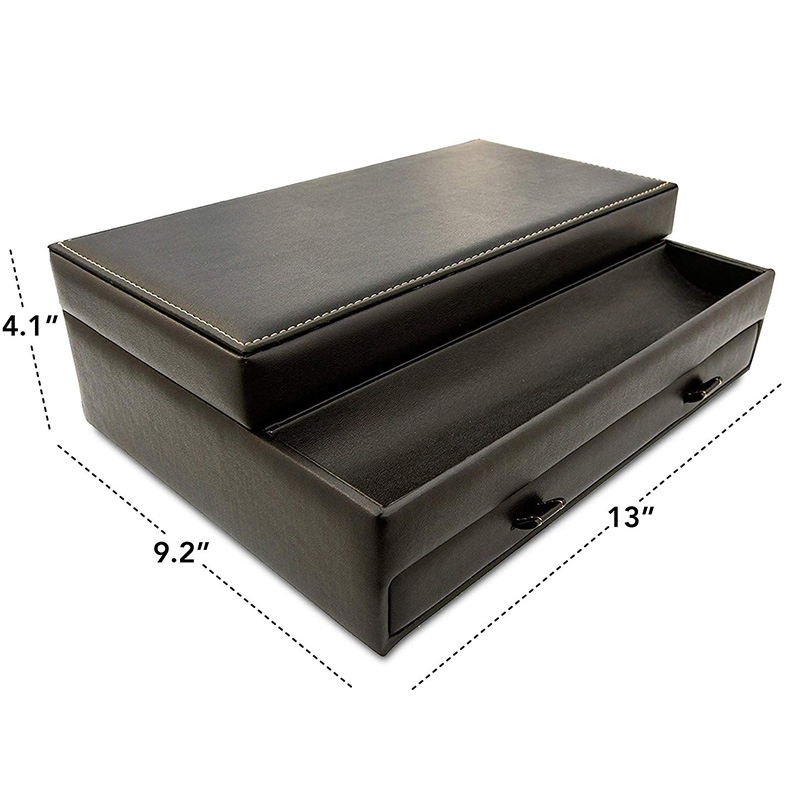 Custom Luxury Hand Made Leather Gift Jewelry Box for Storing Watches / Glasses