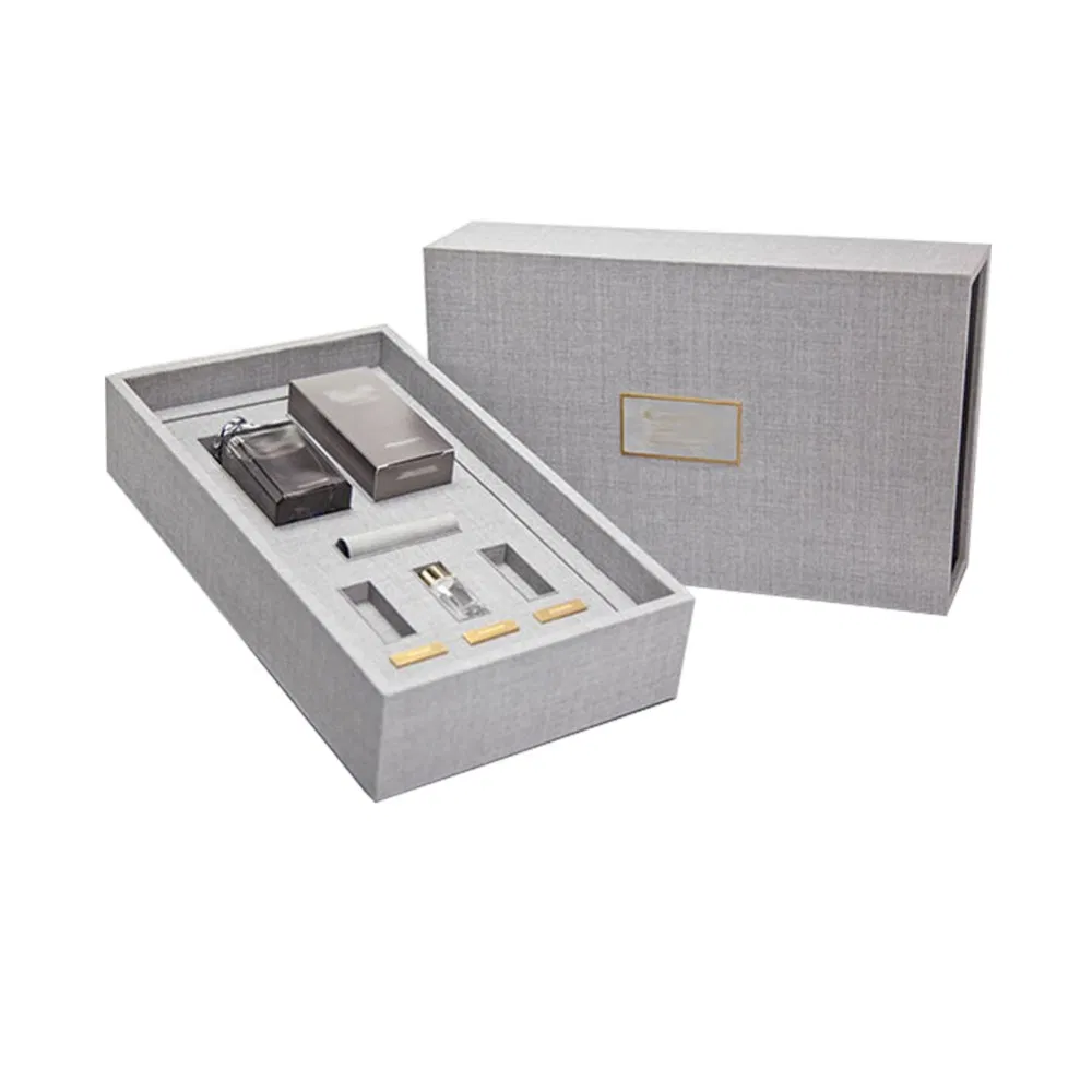Custom Printed Logo High End Paper Cosmetic Box Gift Packaging Perfume Box