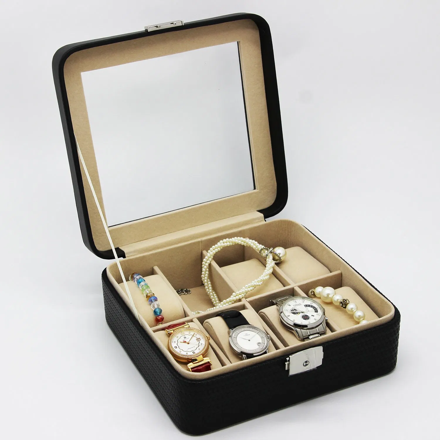 Custom Logo New Luxury Handmade Wooden Gift Packaging Watch Box