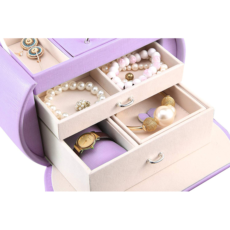 Custom Designed Princess Style Gift Jewelry Box for Leather Packaging