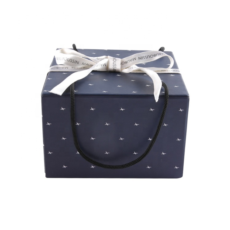 Batch Custom Exquisite Drawer Cardboard Gift Box with Handle