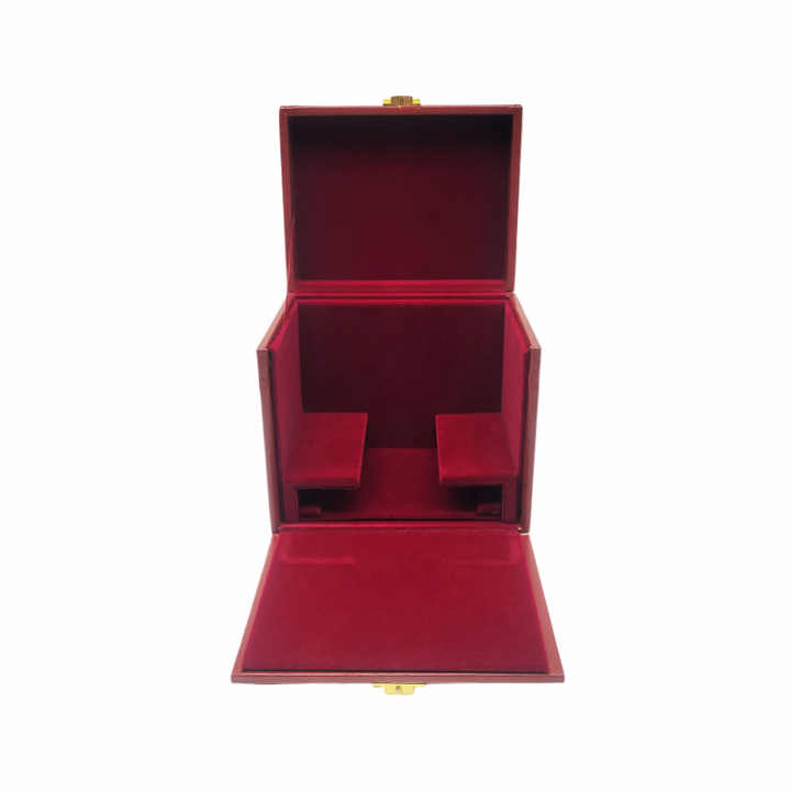 Custom PU Leather Perfume Packaging Box Jewelry Box Cosmetics Display Box