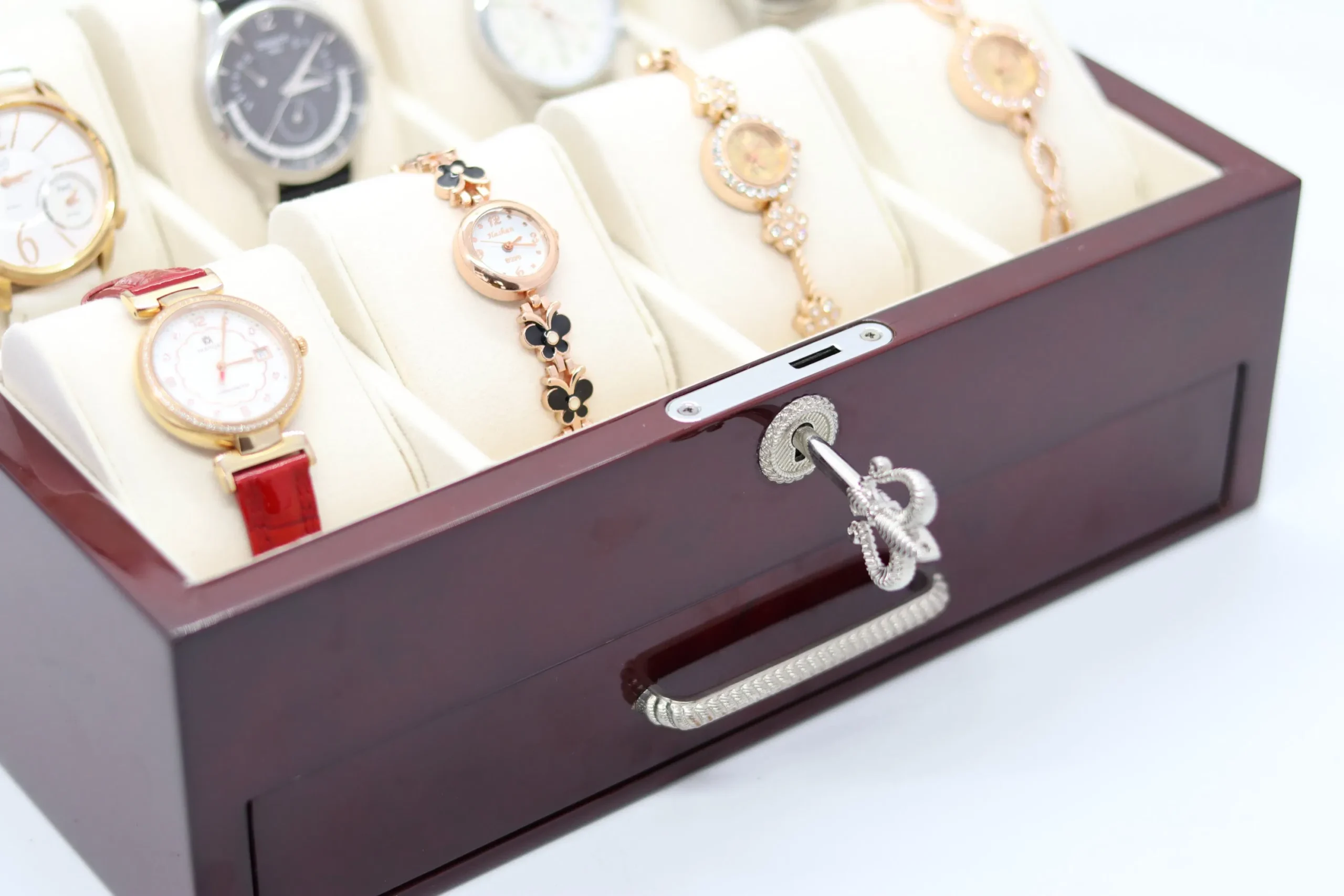 Custom Design Wooden Case Packing Display Box Gift Packaging Watch Box