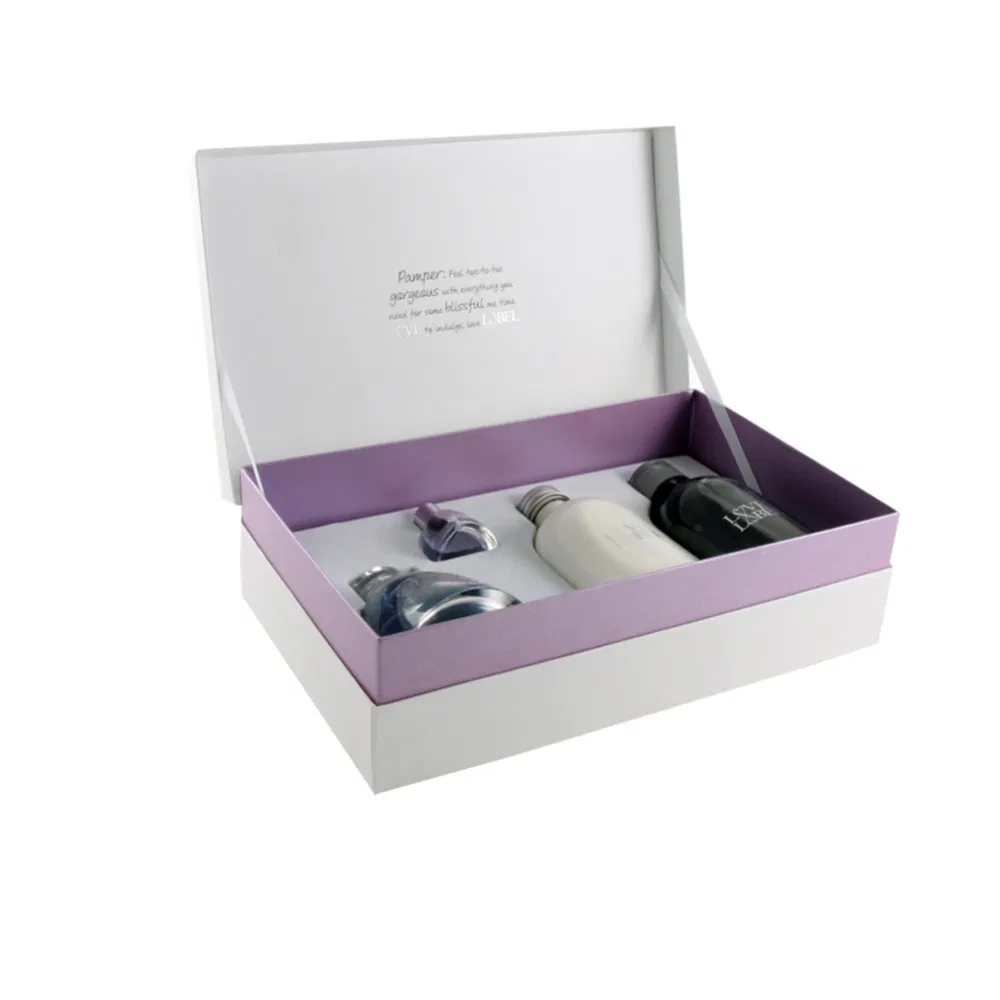 Custom Printed Logo High End Paper Cosmetic Box Gift Packaging Perfume Box