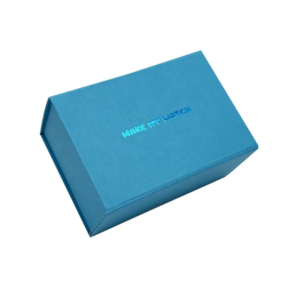 Custom Green Foldable Gift Boxes Magnet Flap Paper Packaging Box with Recycled Materials