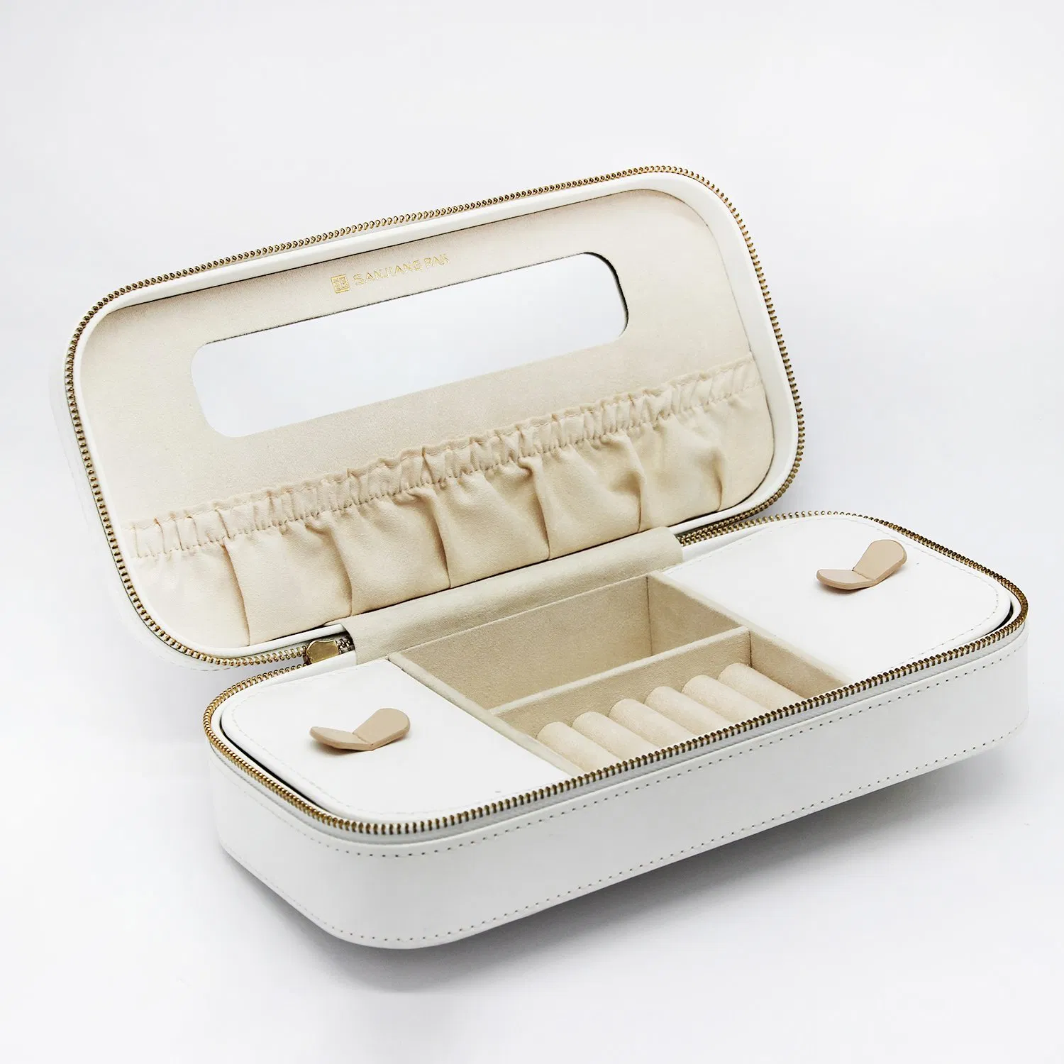Custom Personalized Design Leather Packaging Small Gift Jewelry Ring Box