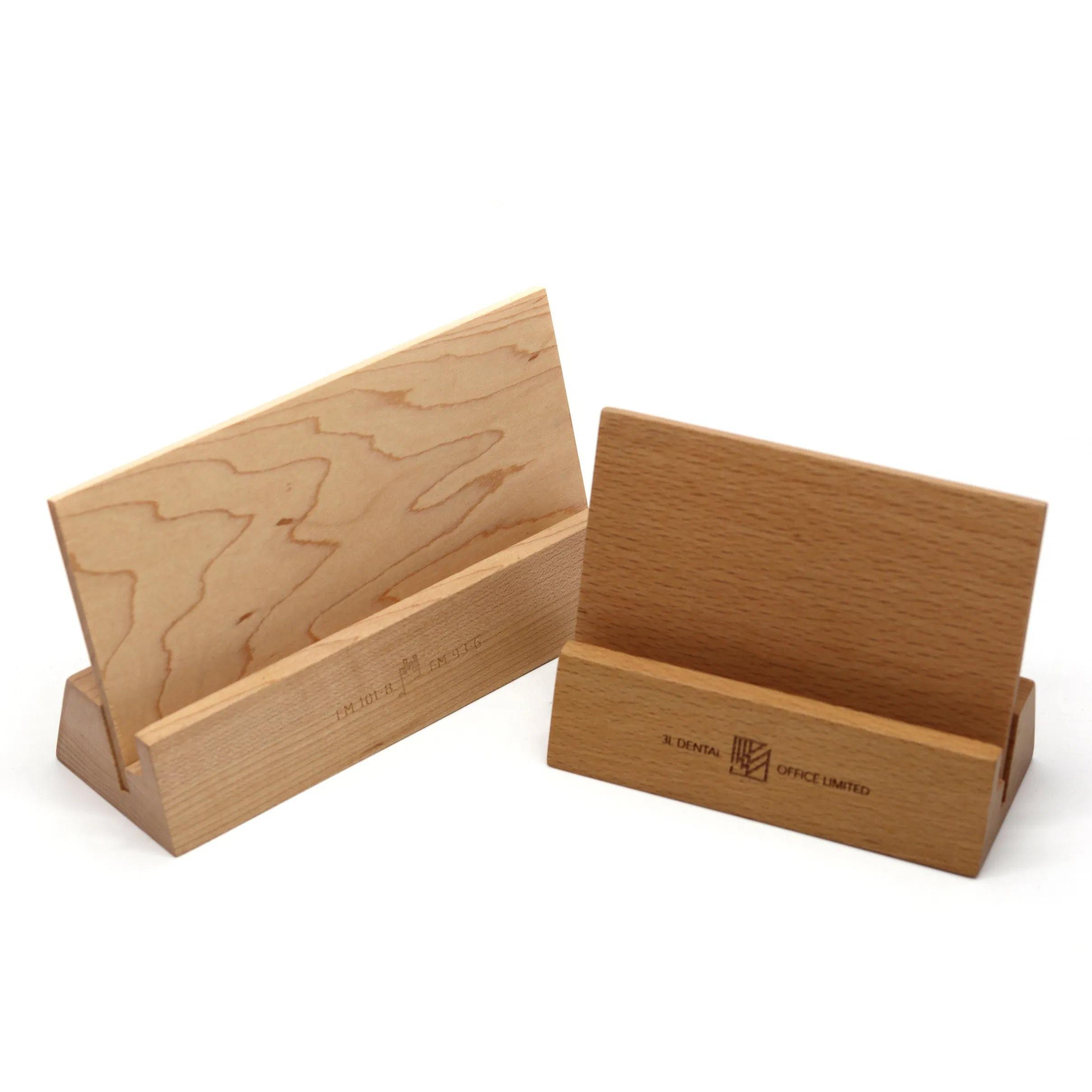 Natural Solid Wood Handmade Desk Calendar Gift Stands Box for Desk Organizer