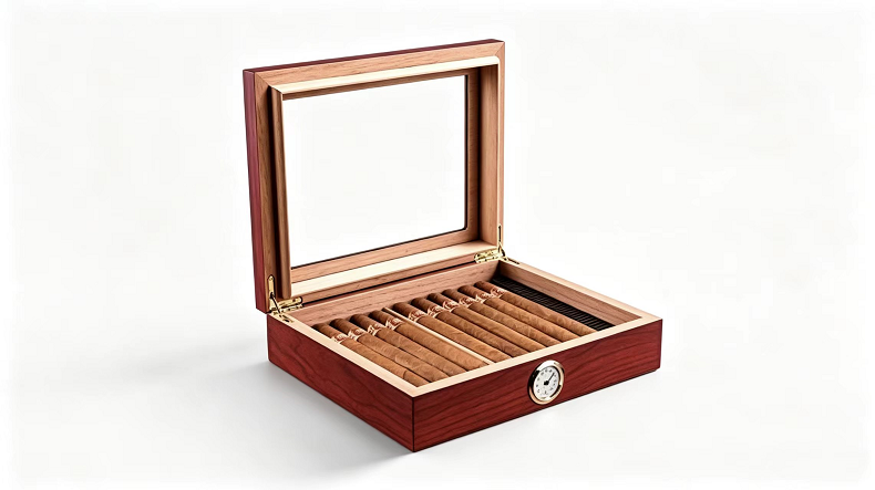Cedar Humidor Box Detail
