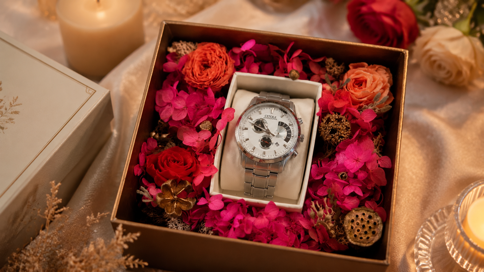 Handmade luxury watch box exterior design
