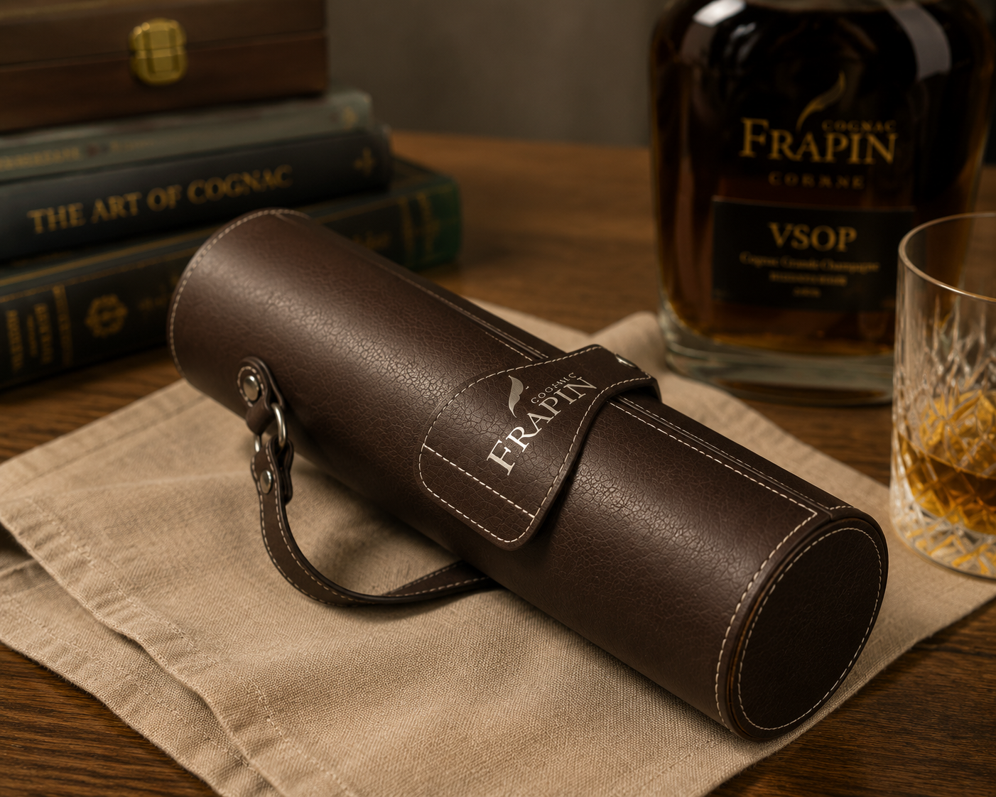 Luxury wine box packaging details