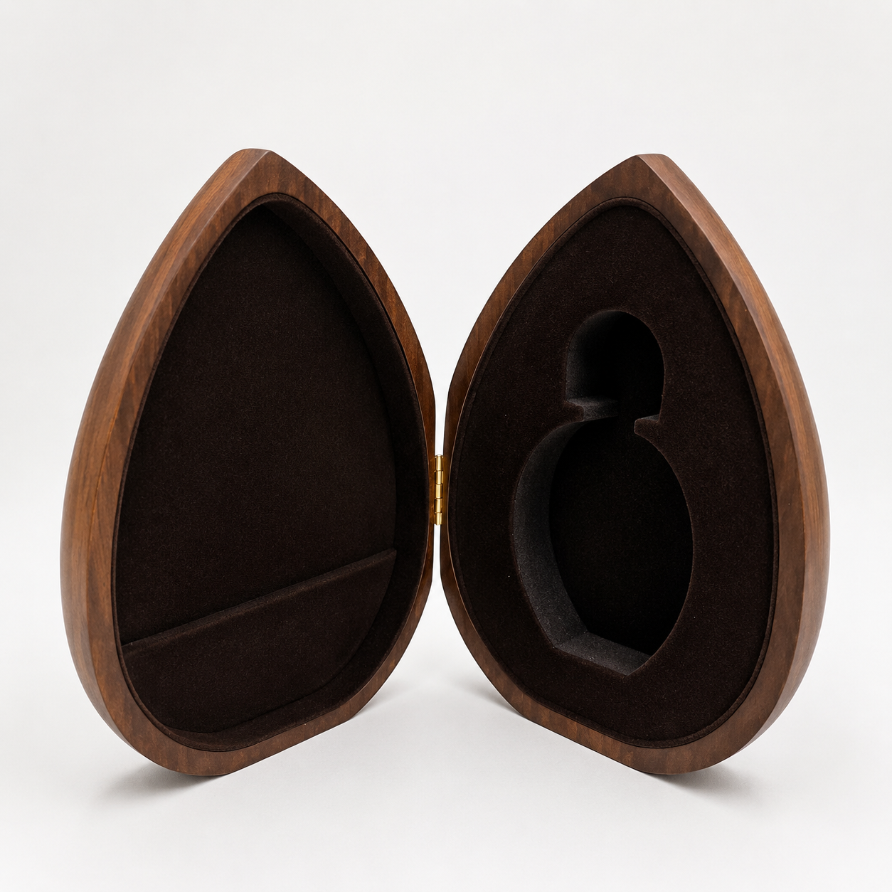 Luxury perfume box interior with customized insert