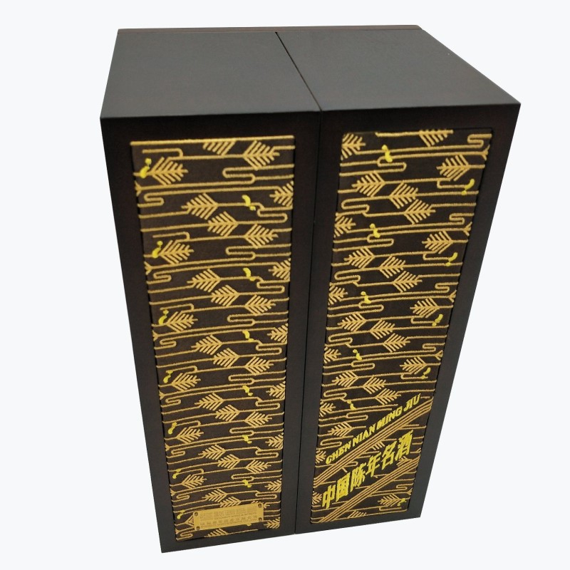 OEM Design Classsical Matte Painted Wooden Packaging Wine Box