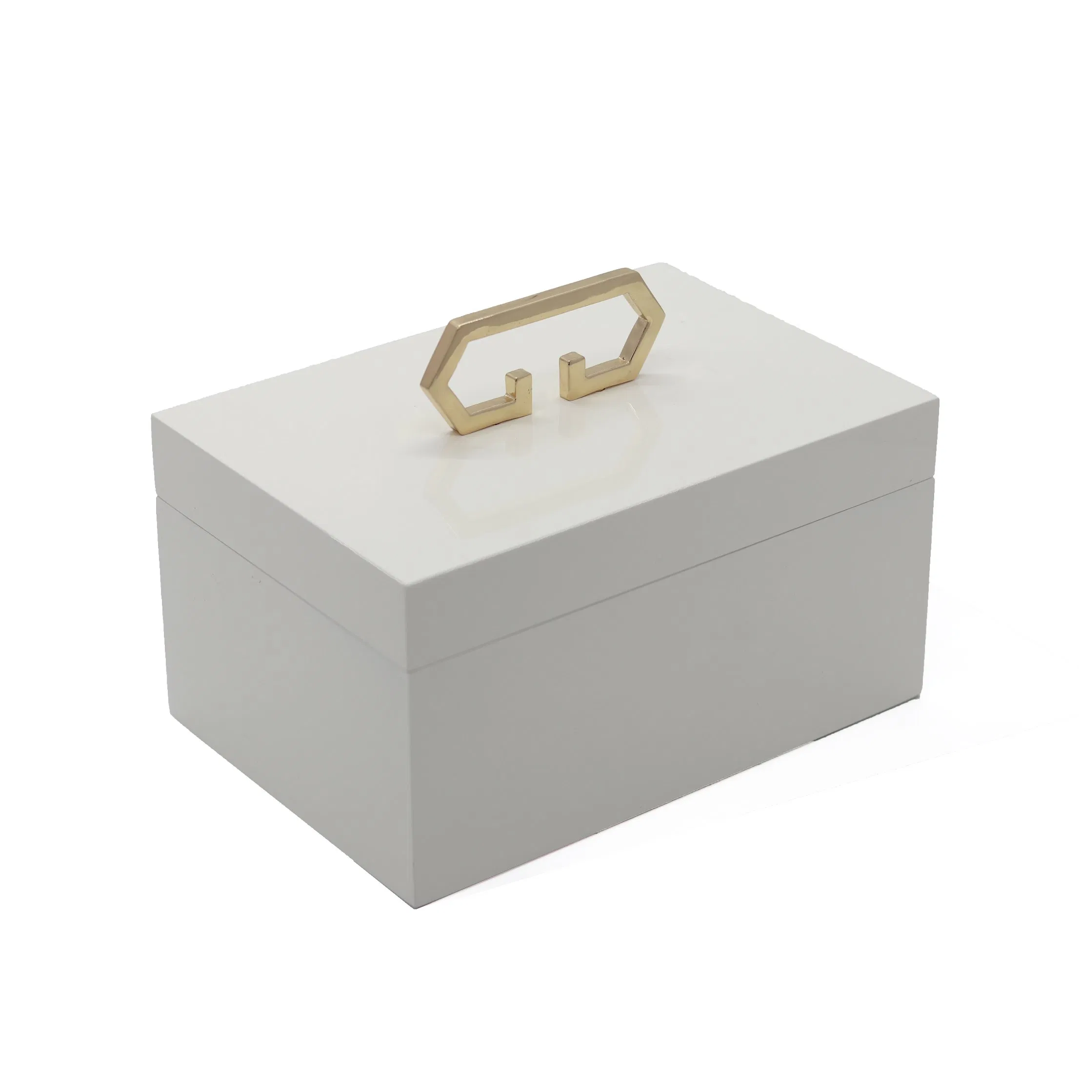 Eco-Friendly PU Lacquered Wooden Jewelry Gift Box for Elegant Storage