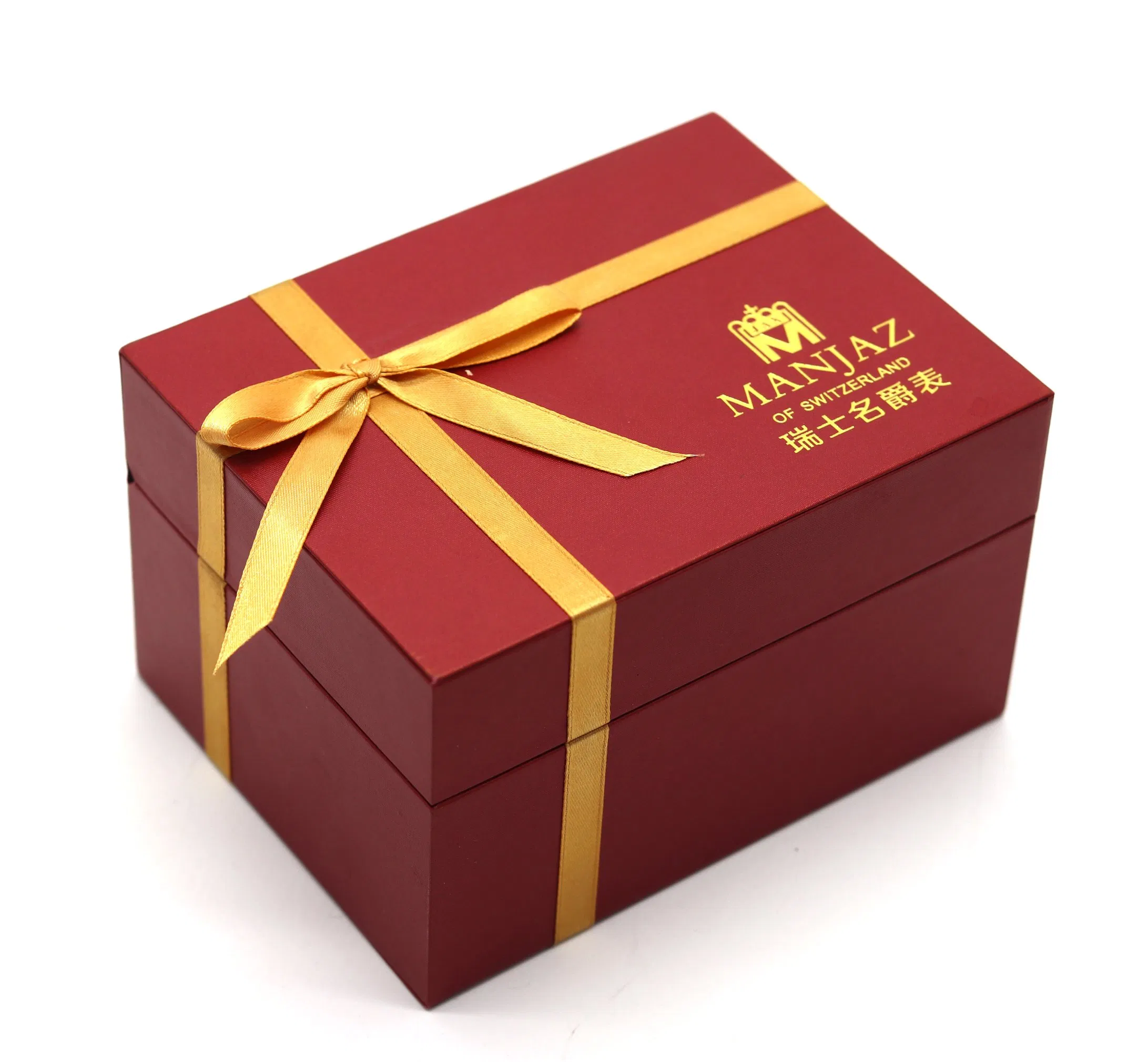 OEM Fashion Style Cardboard Red Single Watch Box for Lady