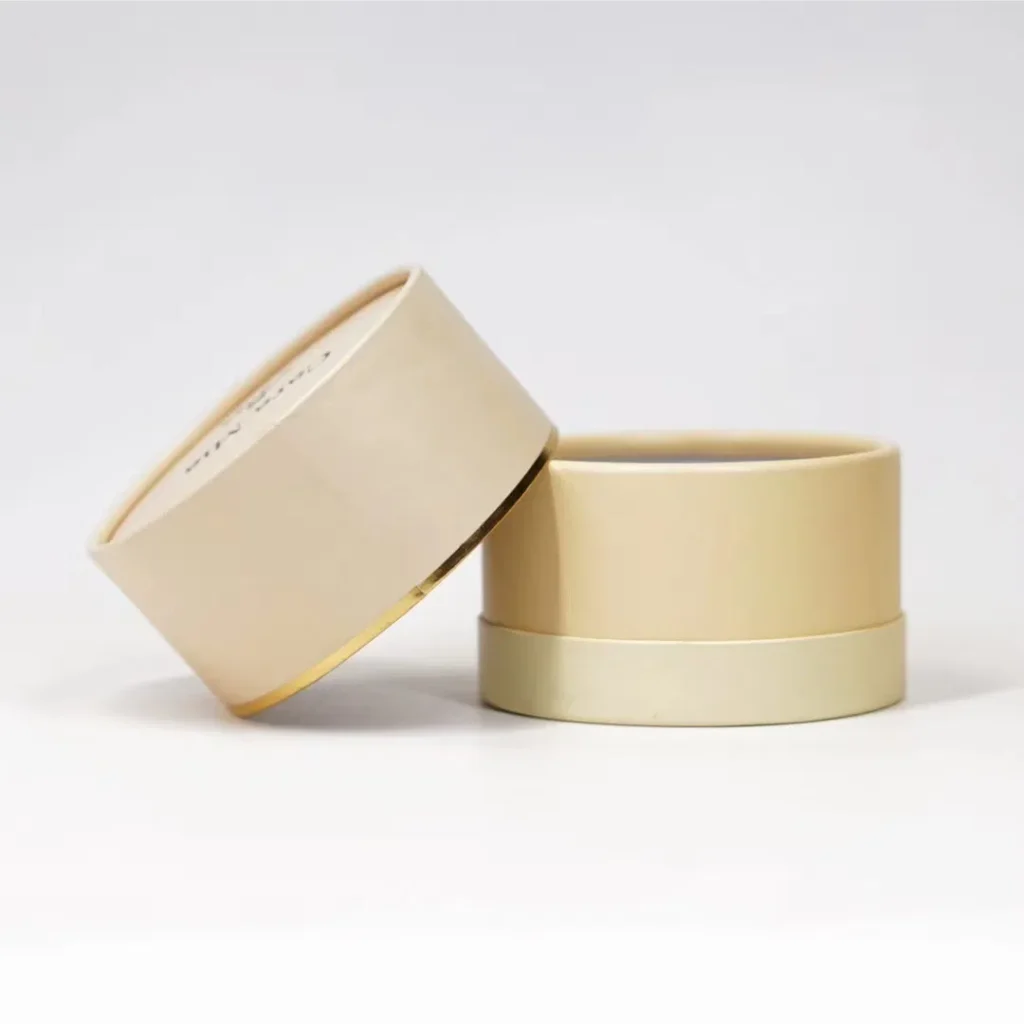 High-End Round Shape Cardboard Paper Perfume Packaging Box