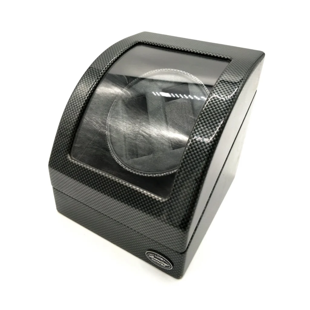 High End Automatic Carbon Fiber Watch Winder Gift Packaging Storage Box