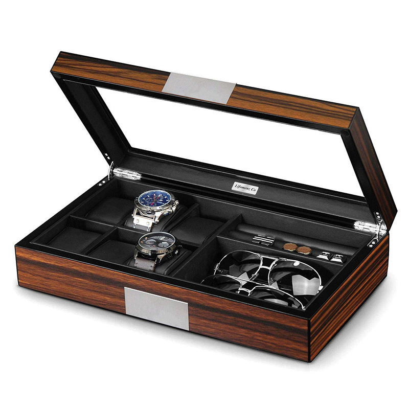 Custom Extravagant Design Wooden Packaging Display Watch Box for Gift