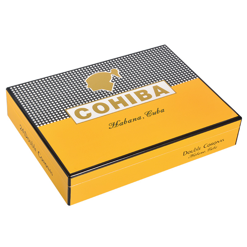 Custom Modern Spanish Cedar High Gloss Piano Lacquer Wooden Cigar Packaging Box