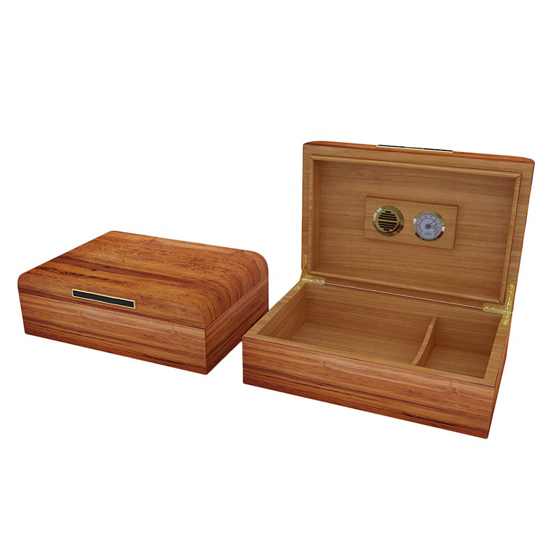 Customized Luxury Moisturizing Moisture Proof MDF Wooden Cigar Humidor Storage Box