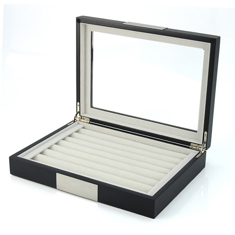 Luxury High End Wooden Cufflinks Storage Box Jewelry Gift Box