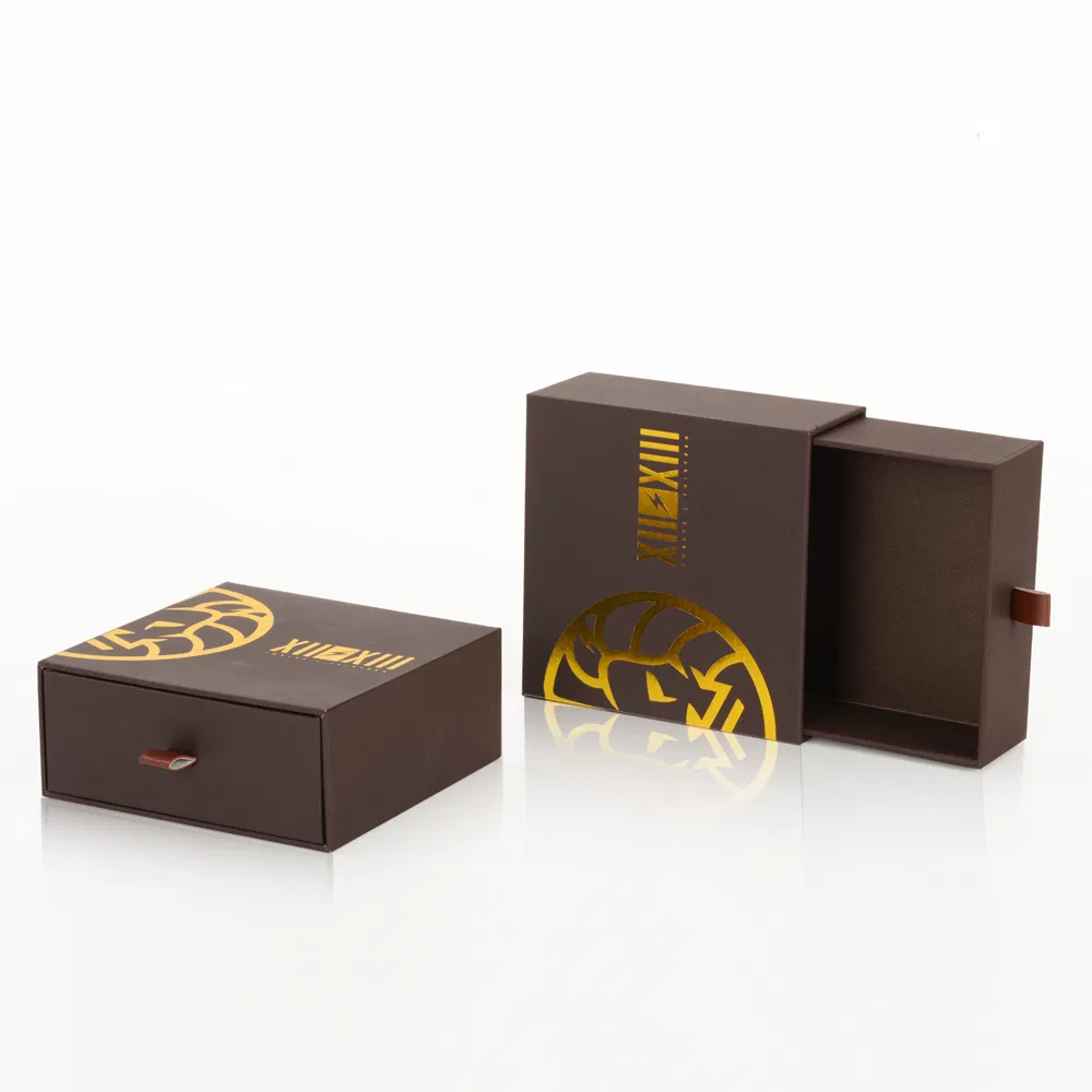 Custom Design Luxury Packaging Slide Boxes Cardboard Drawer Storage Paper Gift Box